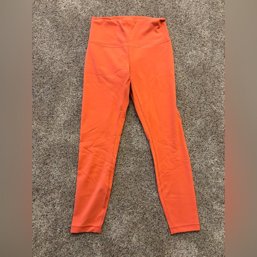 Lululemon Bright Orange Leggings